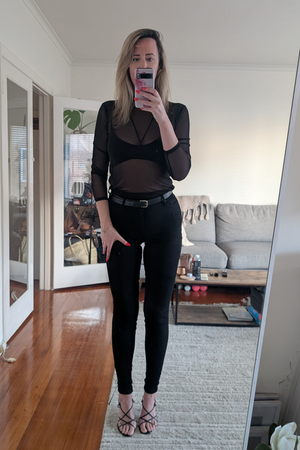 The Classic Skinny Black Jean