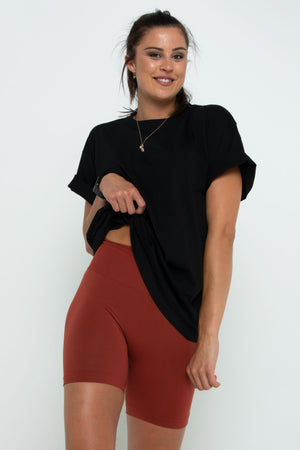 Tall Boyfriend Tee - Black