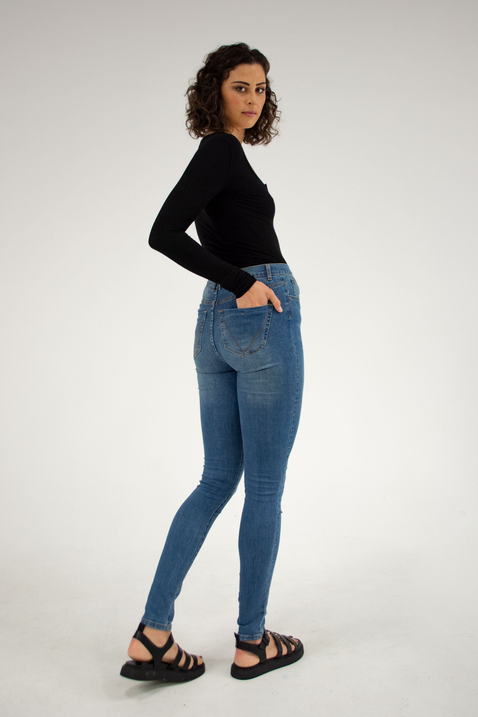 Hourglass High Rise Skinny Jean - HEIGHT-OF-FASHION