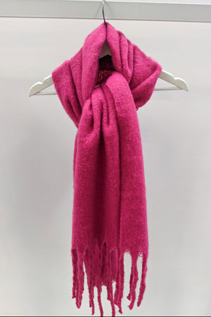 Pink Oxford Woven Scarf