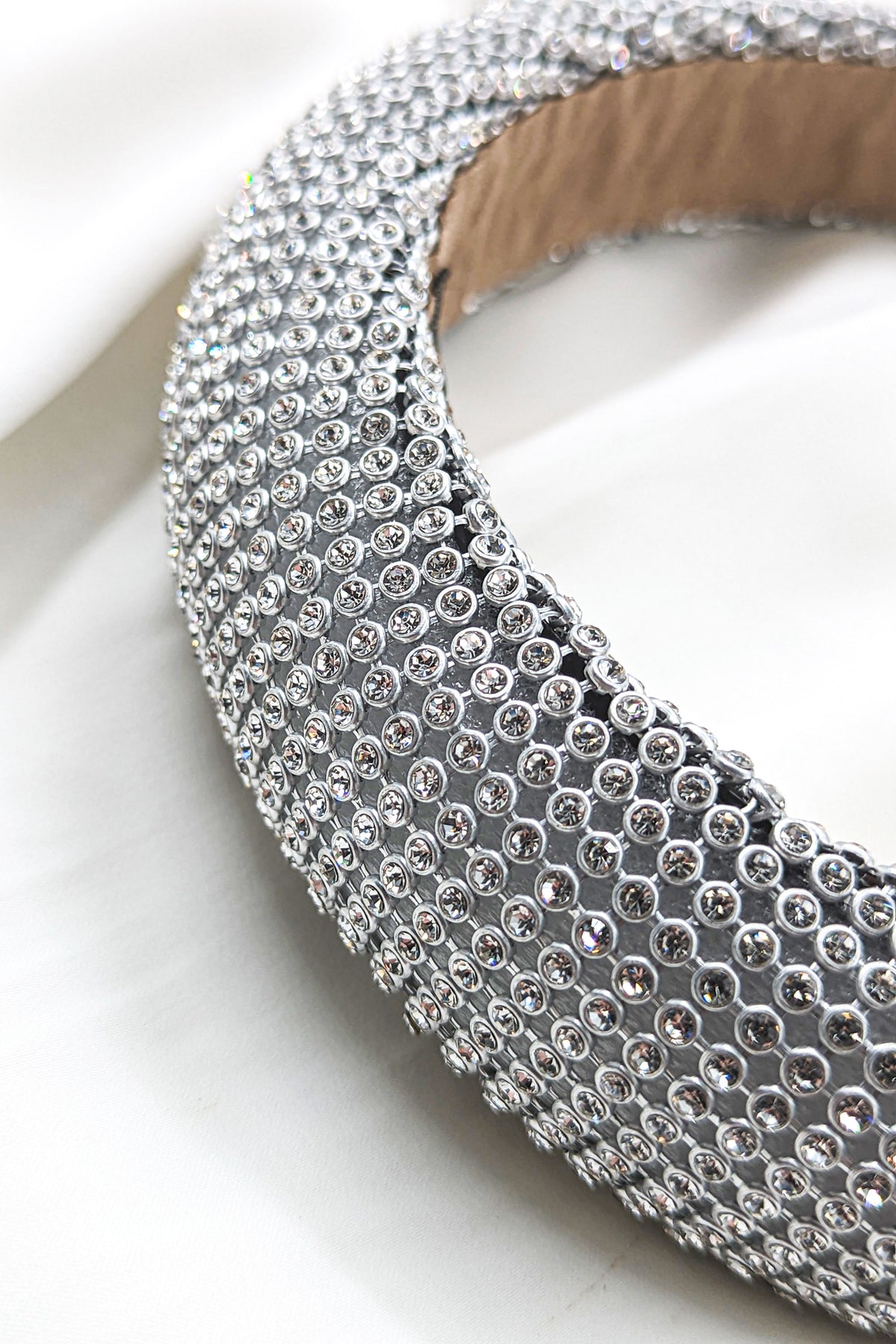 Silver Crystal Headband