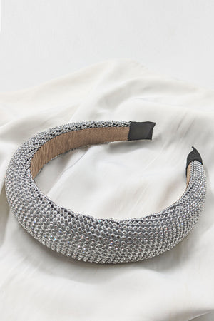Silver Crystal Headband
