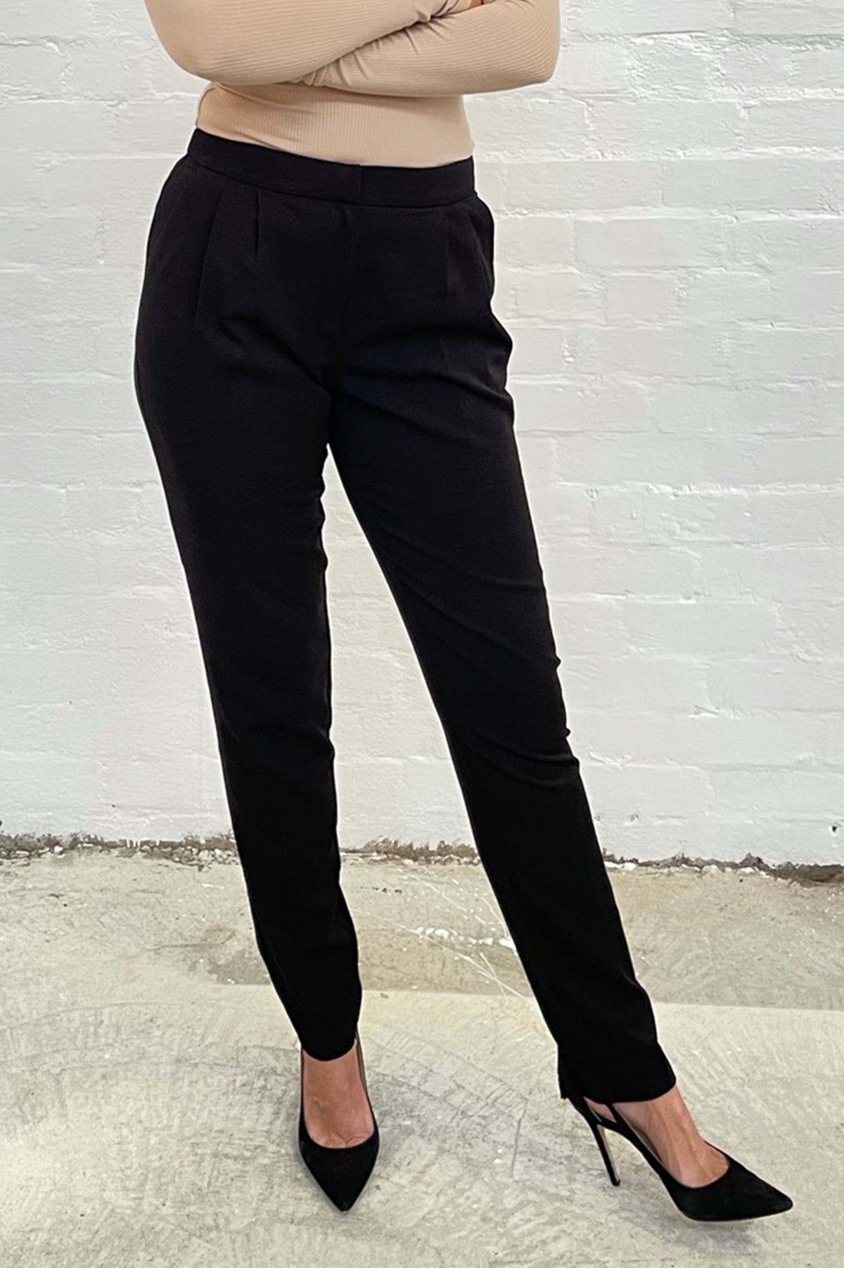 Long Black Work Pants