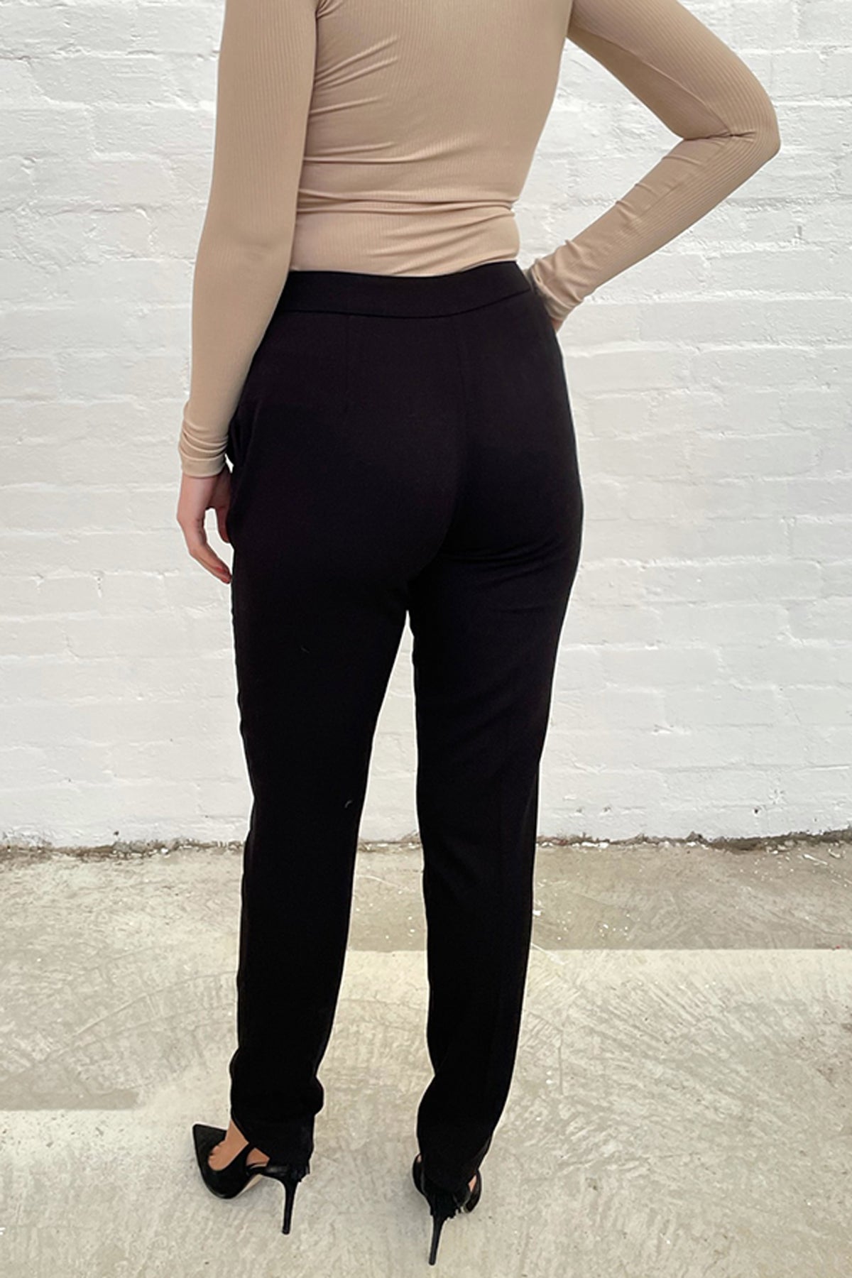 Long Black Work Pants